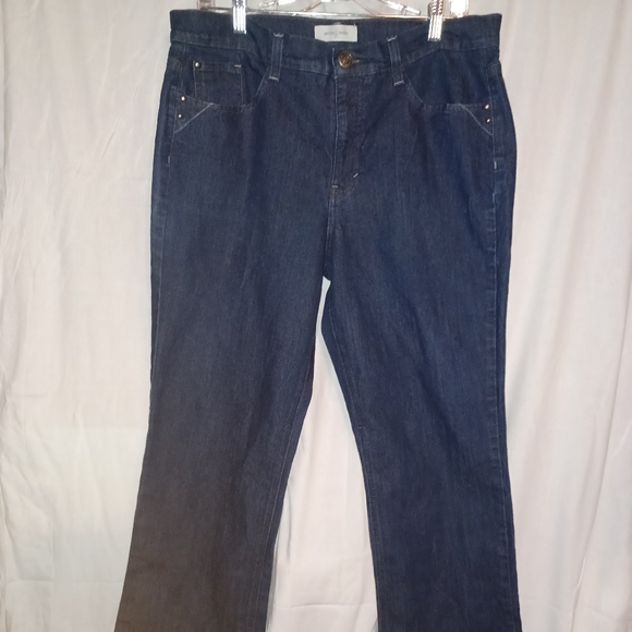 Jaclyn Smith Denim - Jaclyn Smith Women's Straight Leg Jeans - Dark Blue